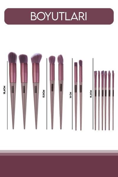 Fix Special Boxed 13 Piece Brush Set Pink - 5