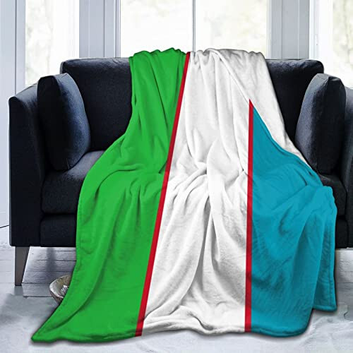 Flag of Uzbekistan Throw Blanket for Couch Bed Sofa 50