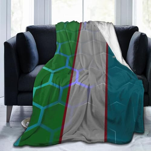 Flag of Uzbekistan Throw Blanket for Couch Bed Sofa Blankets Super Soft Warm Cozy 50