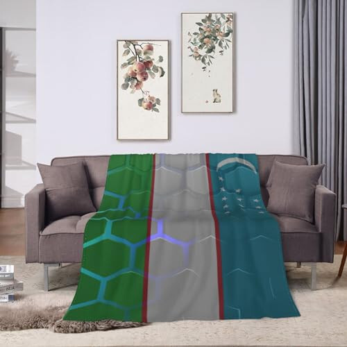 Flag of Uzbekistan Throw Blanket for Couch Bed Sofa Blankets Super Soft Warm Cozy 50