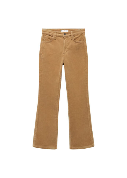 Flare corduroy crop pants - 1