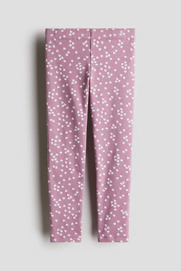 Fleece lined leggings. - 1