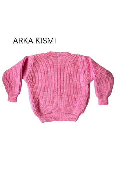 Flexible Knit Sweater Bicycle Neck Oversize Unisex Baby Kid 1-5 Years - 4