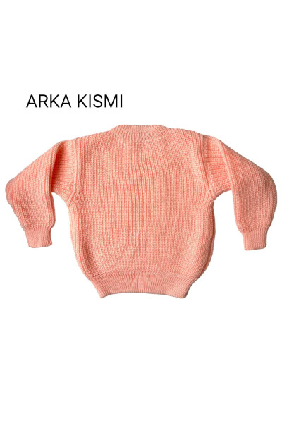 Flexible Knit Sweater Bike Neck Oversize Unisex Baby Child 1-5 Years - 4