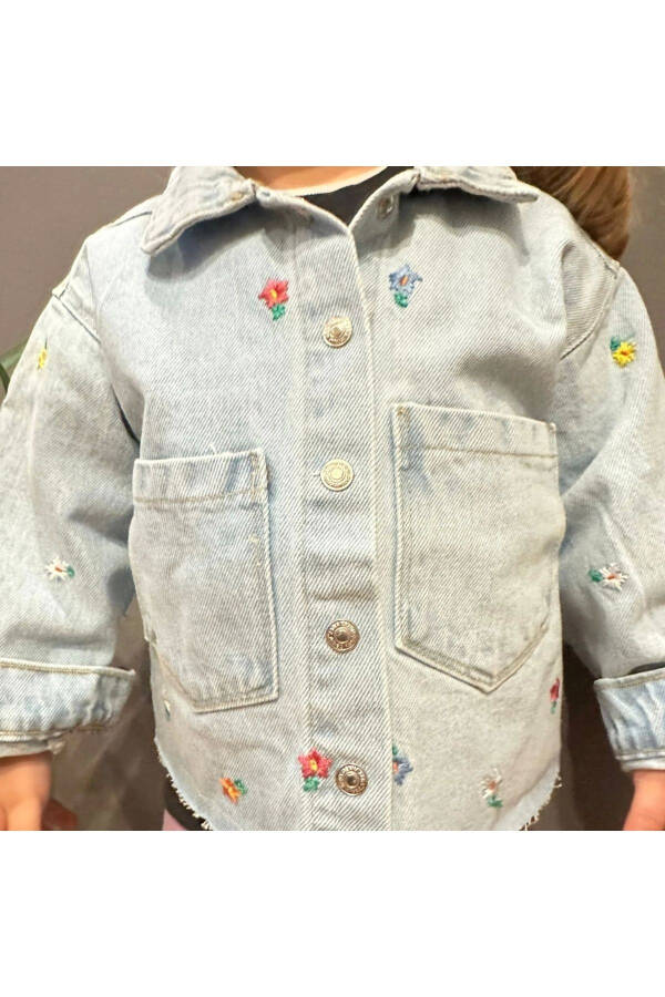 Floral Denim Jacket - 3