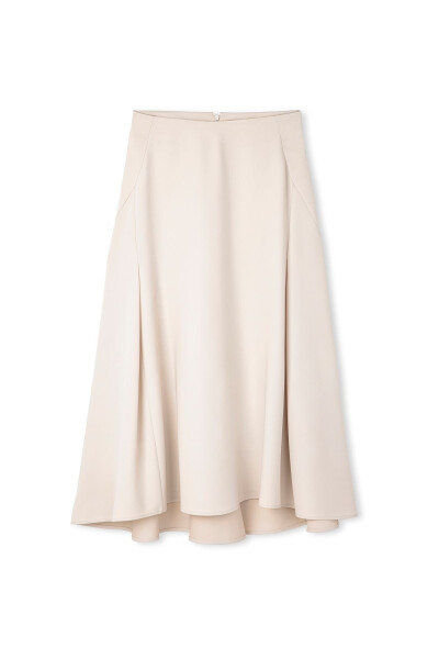 Flounced midi skirt - 8