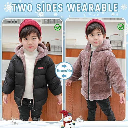 flower frail Infant Baby Winter Coat Bear Hooded Jacket Warm Fleece Snowsuit Windproof Outerwear for Toddler Boy Girl 9M-4T - 4