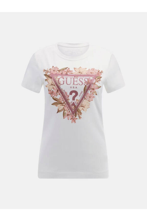 Flower Logo Stretch T-shirt - 5