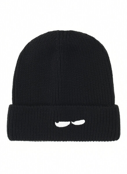 Fluffy Black Men's Beanie FLUFFY-E-33 - 2