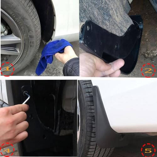 for BYD Song L 2023 2024 2025 Accessories Car Mud Guards Flaps Splash Compatible, Auto Parts Front Rear Mudguard Fender 4pcs/Set - 6