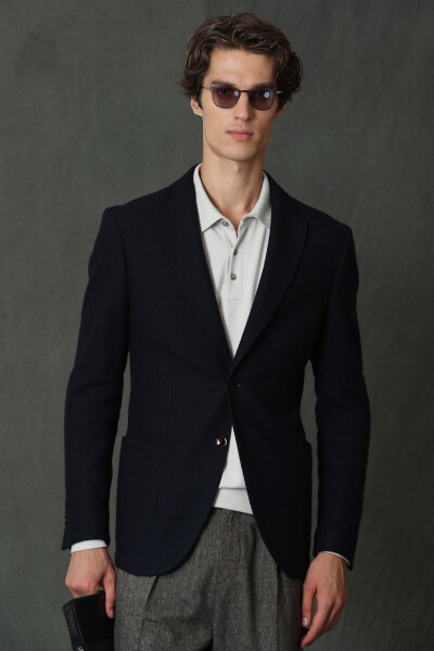 Forest Sports Men's Blazer Jacket Slim Fit Navy - 7