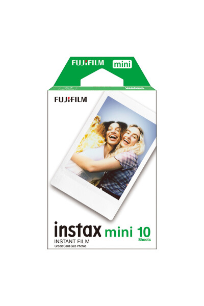 Фотоаппарат Instax mini 12 Белый - Плёнка 10 шт. - Мини-альбом и кожаный чехол - 8