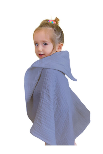 Four-Layer Muslin Baby Kid Towel Swaddle Bath Towel Cotton Beach Towel Poncho 4 Layers - 4