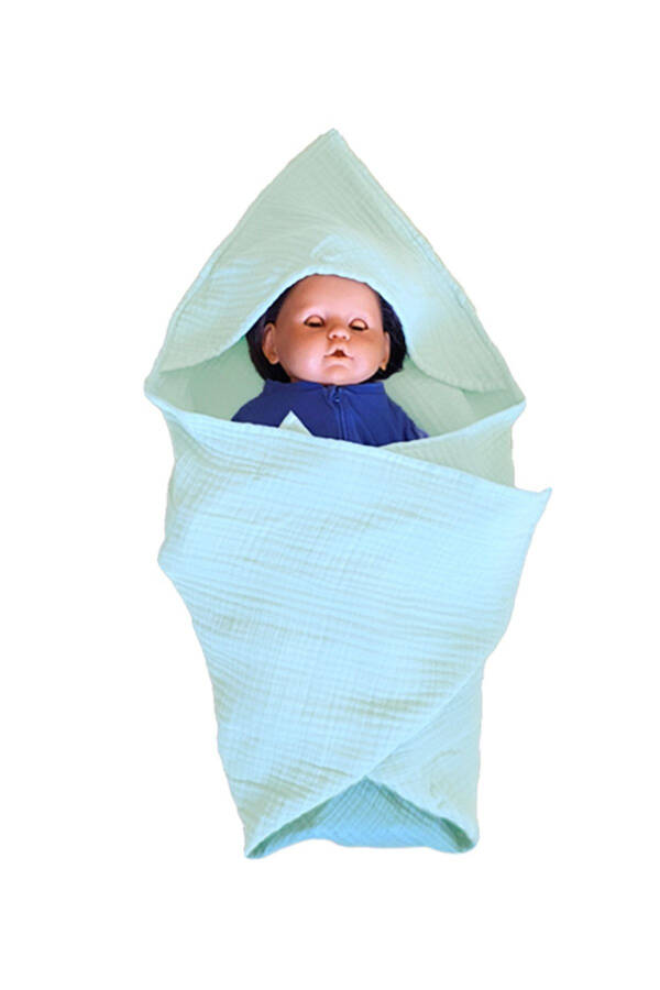 Four-Layer Muslin Hooded Baby Kid Towel Swaddle Bath Towel Cotton Beach Towel Poncho 4-Layer - 7