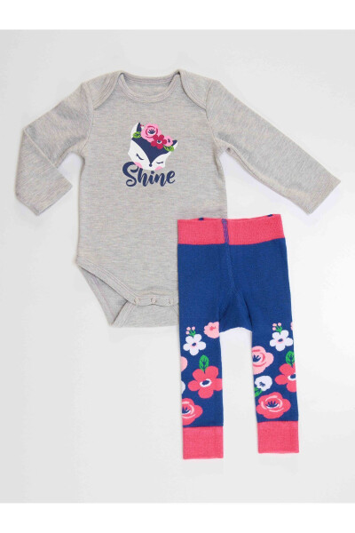 Fox Baby Girl Bodysuit Leggings-Pants Set - 15