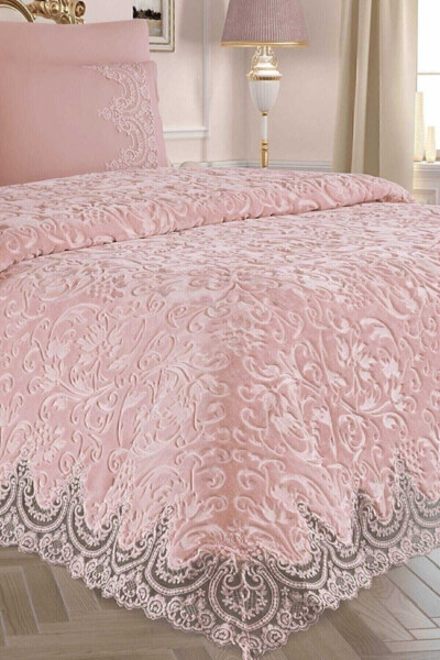 French Lace Blanket Set Powder Dowry Set - 17