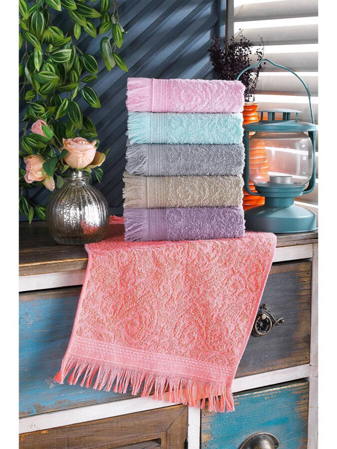 Fringe | 6-Piece 30x50 Cm Hand and Face Towel Set | Kitchen Towel - 9