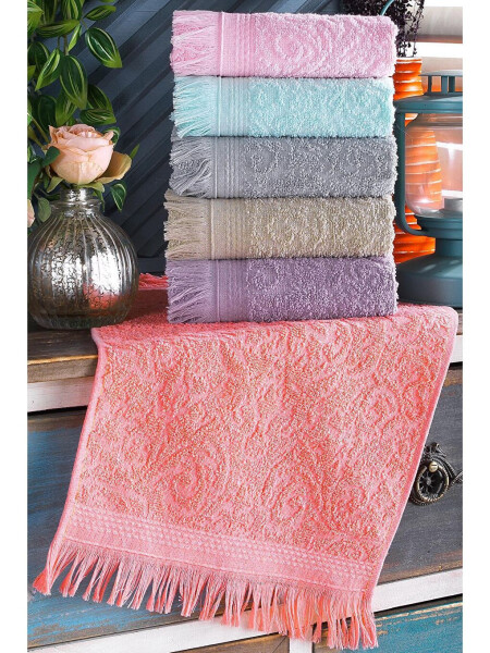 Fringe | 6-Piece 30x50 Cm Hand and Face Towel Set | Kitchen Towel - 11