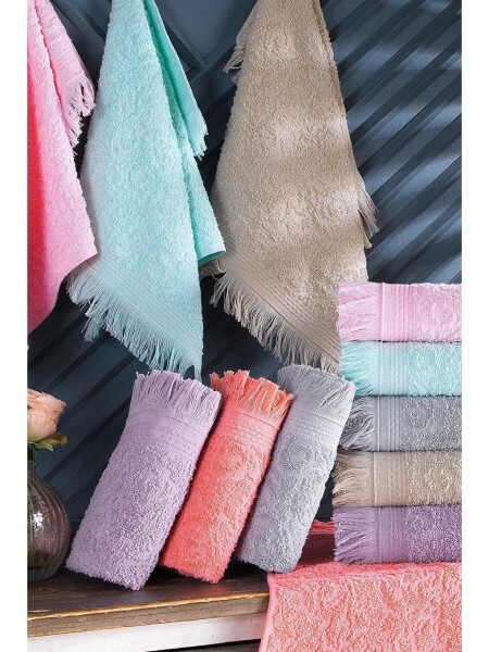 Fringe | 6-Piece 30x50 Cm Hand and Face Towel Set | Kitchen Towel - 12