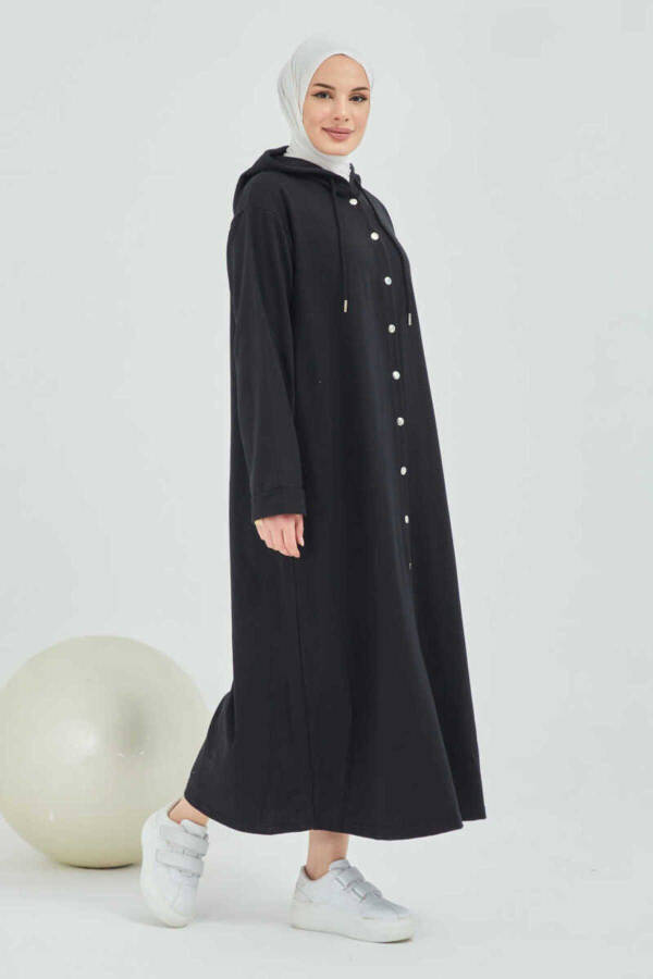 Front buttoned modest coat - 1