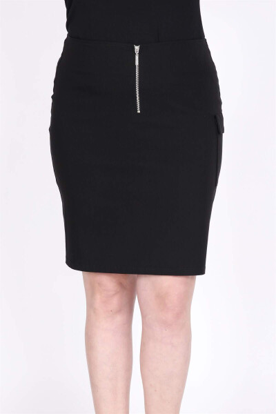 Front Zipper Skirt - 2