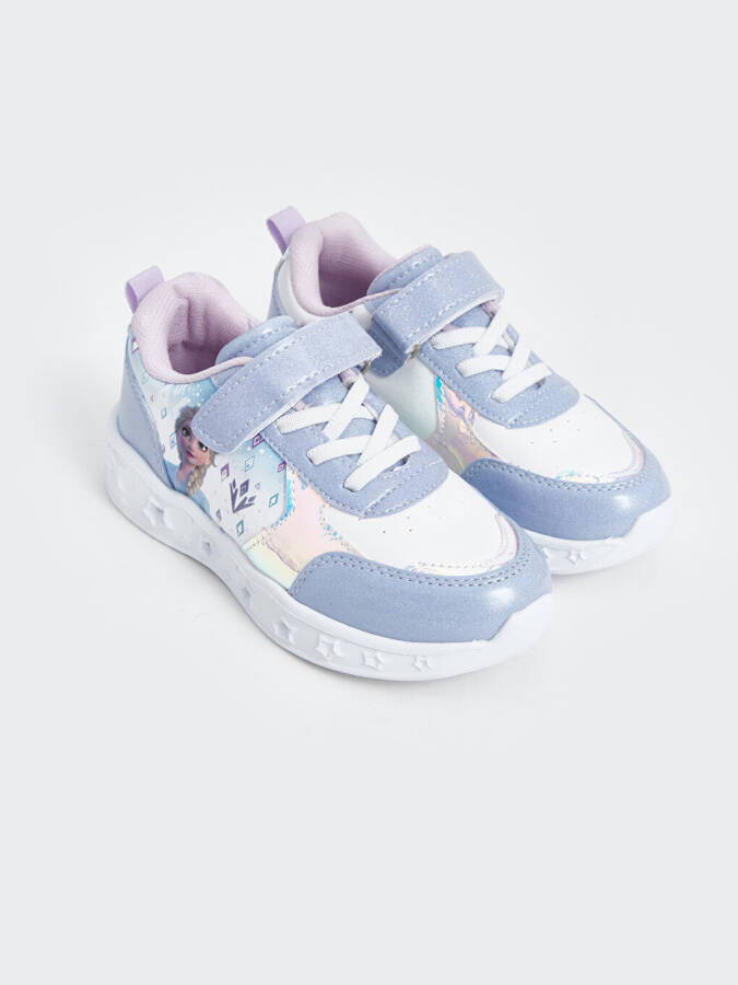 Frozen Printed Luminous Girls' Sport Shoes - 2