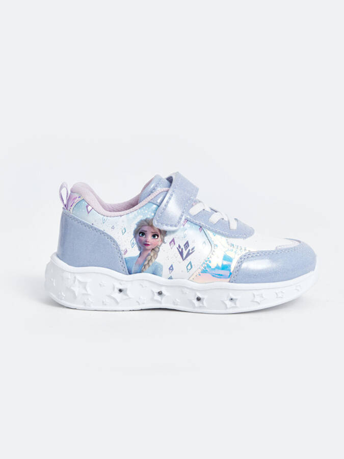 Frozen Printed Luminous Girls' Sport Shoes - 3