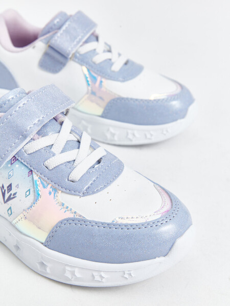 Frozen Printed Luminous Girls' Sport Shoes - 4