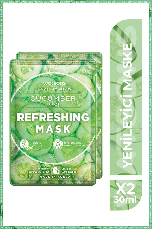 Fruity Mask Cucumber Refreshing Mask * 2 Pack - 4