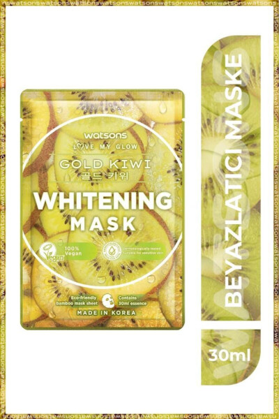 Fruity Mask Gold Kiwi Whitening Mask * 3 Pieces - 2