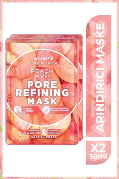 Fruity Mask Peach Pore Refining Mask * 2 Pieces - 4