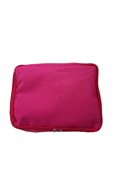 Fuchsia - 4 Compartment Makeup Bag | Care Travel Makeup Cosmetic Organizer Bag - 5