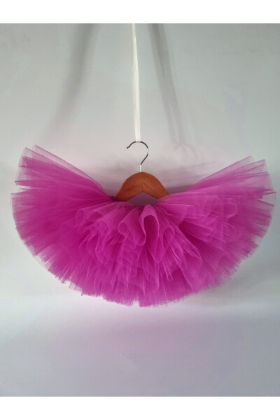 Fuchsia Tulle Skirt (Fluffy Dream Tulle) - 7