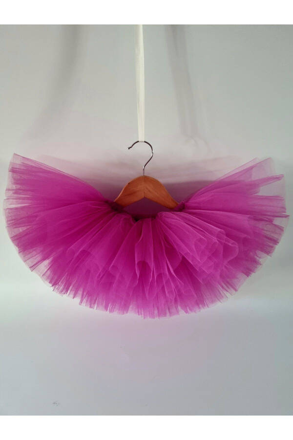 Fuchsia Tulle Skirt (Fluffy Dream Tulle) - 5