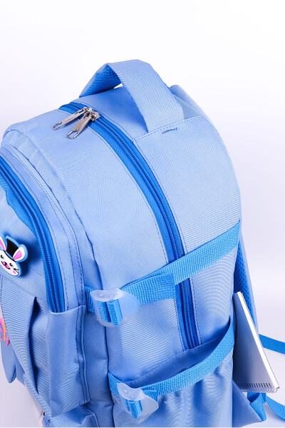 Full accessory, kawaii Korean style orthopedic daily school backpack - 15