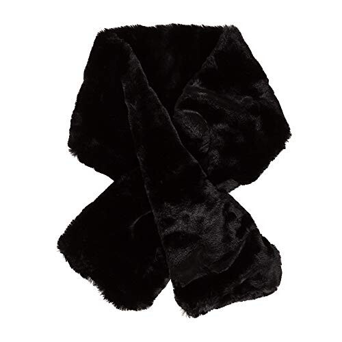 Fur Collar Scarf for Women Faux Fur Scarves Neck Shrug for Fall Winter Spring Coat Dress - 3