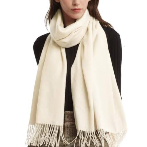 FURTALK Womens Pashmina Shawl Wraps Cashmere Feel Winter Scarf Soft Warm Blanket - 1