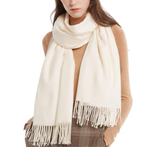 FURTALK Womens Pashmina Shawl Wraps Cashmere Feel Winter Scarf Soft Warm Blanket - 3