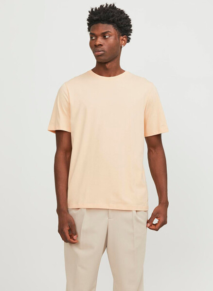 Футболка мужская Jack & Jones с круглым вырезом оранжевого цвета JJEORGANIC BASIC TEE SS O-NECK NOOS - 8