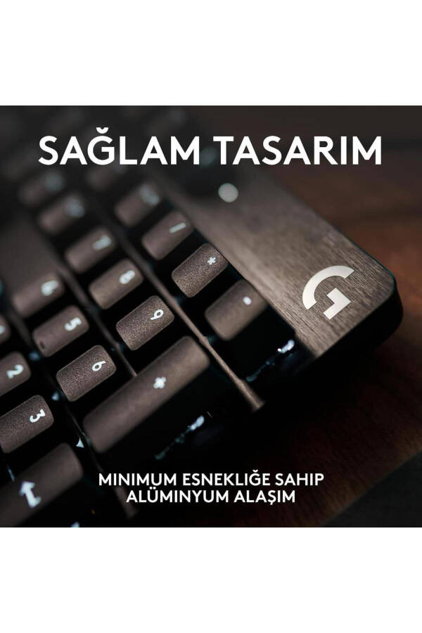 G G413 Se Tkl Aydınlatmalı Türkçe Q Mekanik Siyah Oyun Klavyesi - 920-010564 - 12