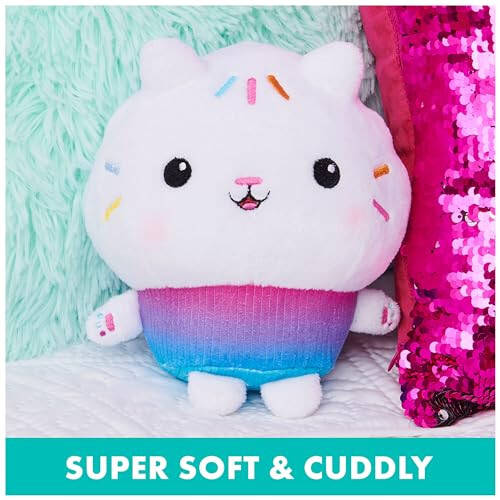 Gabbyning Qo'g'irchoq Uyi, 7 dyuymli Cakey Cat Purr-ific Plush o'yinchoq, 3 yosh va undan katta bolalar uchun o'yinchoqlar - 35