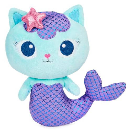 Gabby's Dollhouse, 8-inch Mercat Purr-ific Plush Toy, Kids Toys for Ages 3 and up - 34