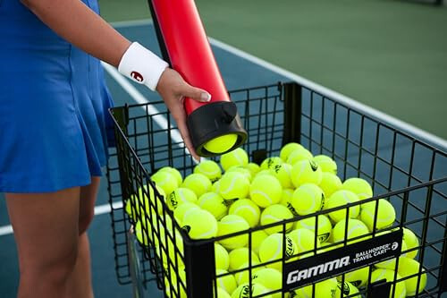 GAMMA Pressureless Tennis Ball Bags, 10, 12, 18, and 20 Pack Sizes, Tennis Lessons & Practice, Longer Durability & More Bounce, Colored Tennis Balls, Pet Toys, Dog Ball, Tennis Training, Coaching - 6