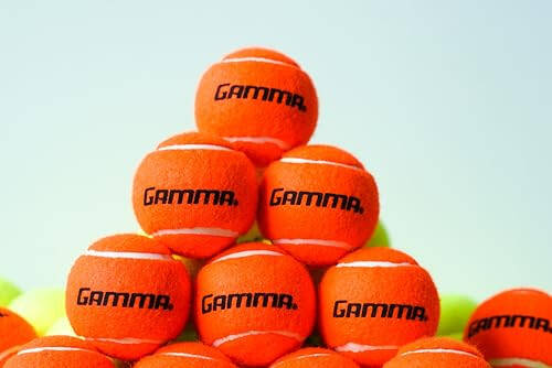 GAMMA Pressureless Tennis Ball Bags, 10, 12, 18, and 20 Pack Sizes, Tennis Lessons & Practice, Longer Durability & More Bounce, Colored Tennis Balls, Pet Toys, Dog Ball, Tennis Training, Coaching - 5