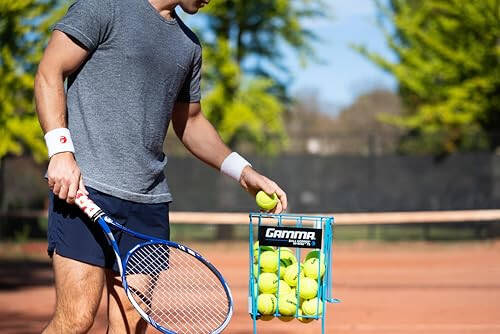 GAMMA Spor Basınçsız Tenis Topu Kutusu, Toplu Tenis Topları, Premium Tenis Aksesuarları, 18, 36, 48, 75 Paket Boyutları, Tenis Pratik, Tenis Antrenmanı, Evcil Hayvan Oyuncakları, Köpek Topu, Koç, İç ve Dış Mekan Oyunu - 5