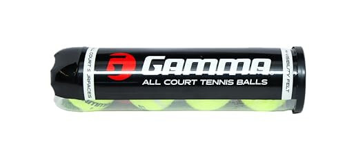 GAMMA Sports 4'lü Top Kutusu, Basınçlı Tenis Topları, Profesyonel, Hobi, Antrenman, Turnuva, Açık/Kapalı Alan, Artırılmış Dayanıklılık, Gelişmiş Görünürlük - 6