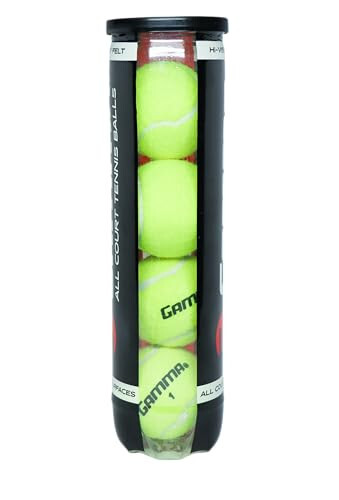 GAMMA Sports 4'lü Top Kutusu, Basınçlı Tenis Topları, Profesyonel, Hobi, Antrenman, Turnuva, Açık/Kapalı Alan, Artırılmış Dayanıklılık, Gelişmiş Görünürlük - 7