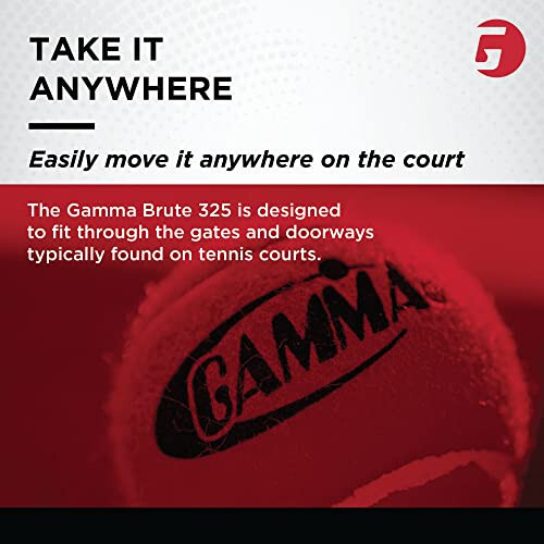 Gamma Sports Premium Tenis Eğitim ve Seyahat Arabaları - Benzersiz Spor Ekipmanları, Geniş Top Kapasitesi, Ağır Hizmet Tipi Tasarımlar, İdeal Antrenman Sahası Aksesuarları - 5