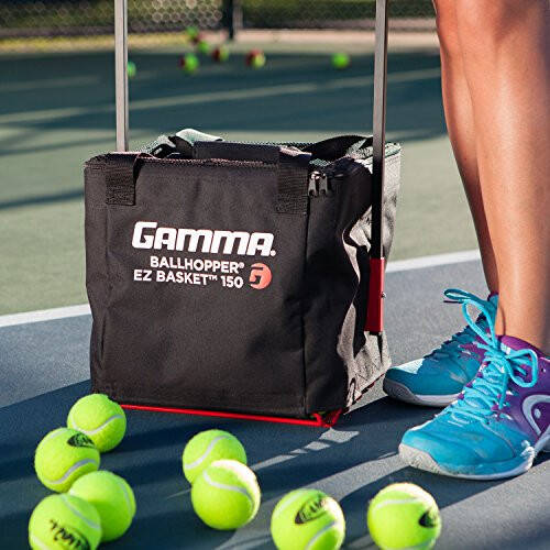 Gamma Sports Premium Tennis Teaching and Travel Baskets - Unique Sports Equipment, EZ Travel Ball Carriers, Portable Designs, Ideal Training Court Accessories - 4