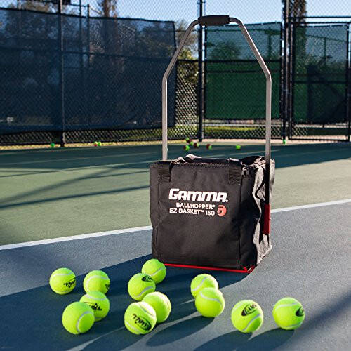 Gamma Sports Premium Tennis Teaching and Travel Baskets - Unique Sports Equipment, EZ Travel Ball Carriers, Portable Designs, Ideal Training Court Accessories - 6